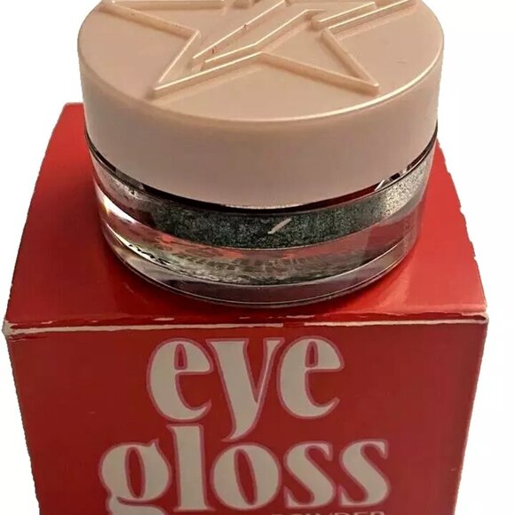 Jeffree Star CHRISTMAS TREE BLING Eye Gloss Powder EYESHADOW Emerald Green Pearl - Picture 1 of 6